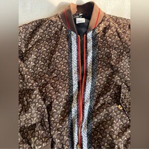 Burberry Brown and Black Monogram Jacket